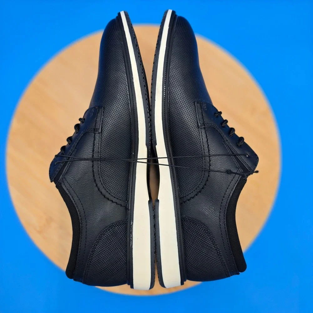 ALDO Shumen‎ Black Derby Oxford Shoes Mens 8 M New NWB Dress Casual Sneaker Sole